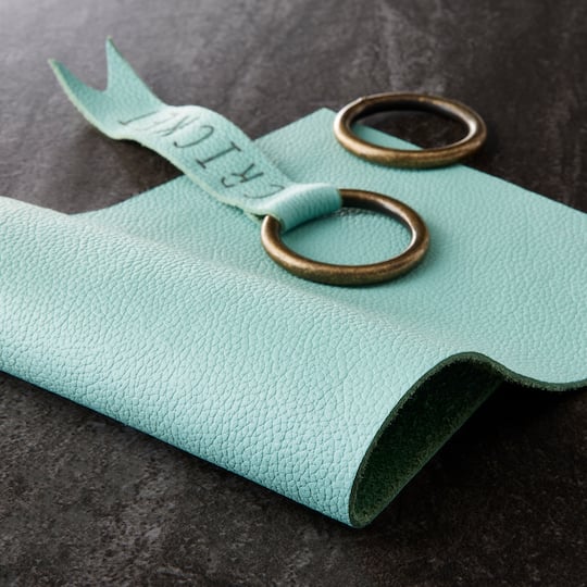 6 Pack: Turquoise Leather Trim by ArtMinds™